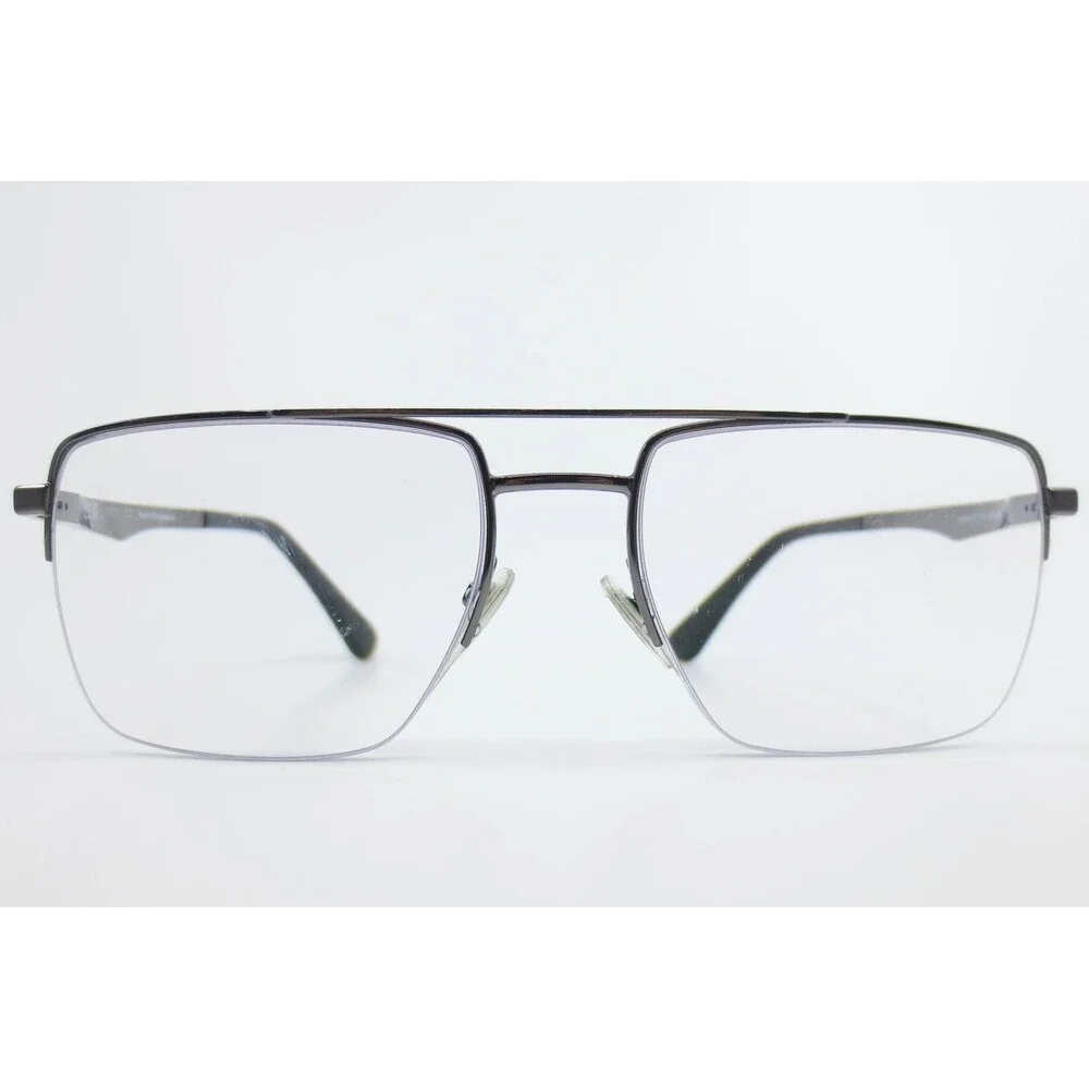 Police VPLR81K Eyeglass Frames Gunmetal Navigator Semi-Rimless 55-18-145